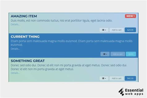 10 Bootstrap Lists Latest Collection Essential Web Apps