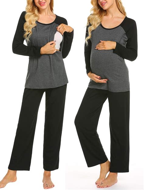 Discount Exclusive Brands Ekouaer Maternity Pajama Set Labor Delivery Nursing Pjs Pregnancy