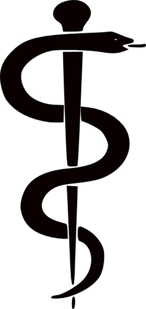 Rod Of Asclepius Upright Clip Art at Clker.com - vector clip art online, royalty free & public ...