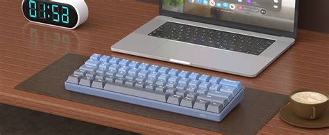 MageGee MK STAR61 60 Mechanische Tastatur DE Layout Hot Swap fähige kabelgebundene RGB Gaming