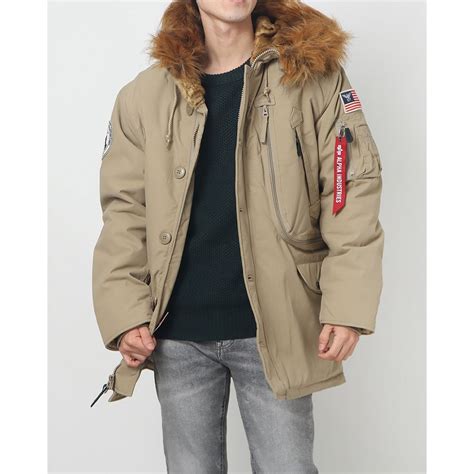 アルファ インダストリーズ ALPHA INDUSTRIES ALPHA N 3B ALPINE PARKA MJN49503C1