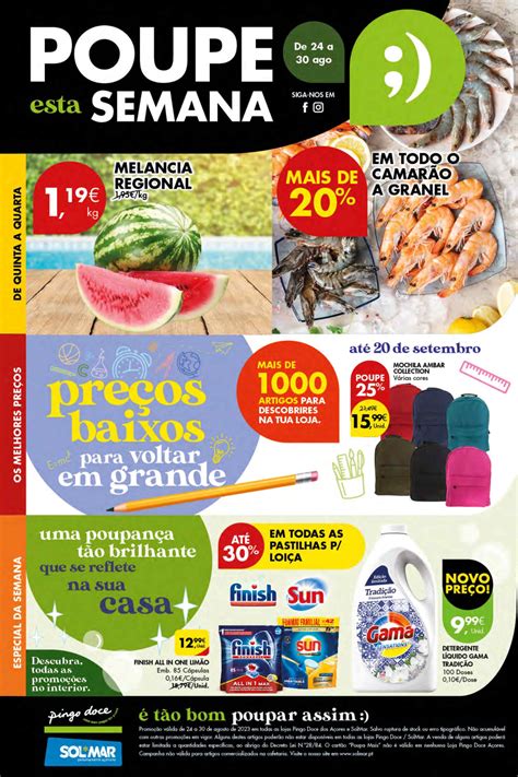 Antevisão Folheto PINGO DOCE AÇORES Promoções 24 agosto a 30 agosto O