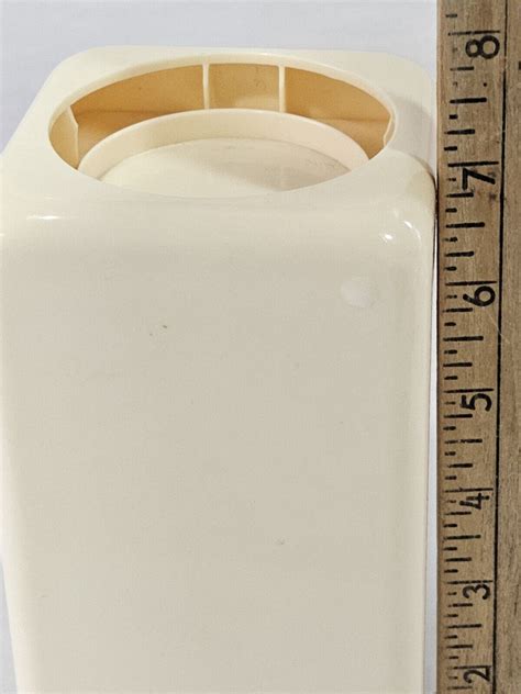 Vintage Dixie Cup Dispenser Counter Top Pop Up Beige Ebay