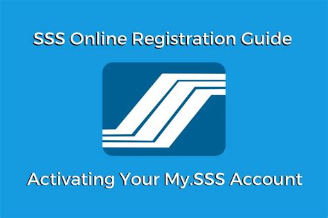 Sss Sign Up Online Registration Sss Online Registration Guide