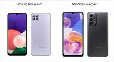 Samsung Galaxy A22 Vs Galaxy A23