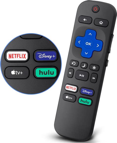 Omaic Replacement For Roku Tv Remote Compatible For Tcl