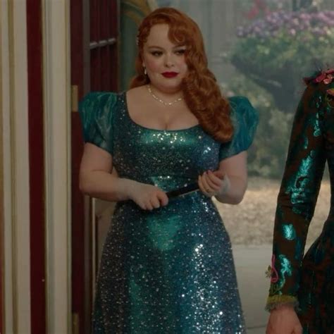 Penelope Featherington Bridgerton Season 3 In 2024 Dark Green Dress