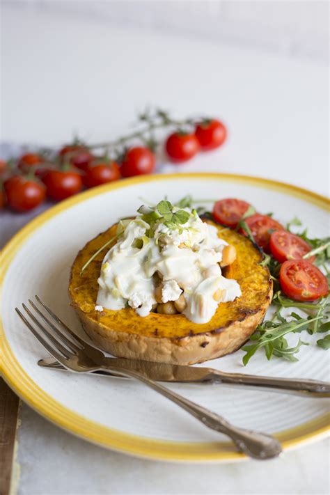 Calabaza Asada Rellena Con Salsa De Curry Verde La Cuchara Azul Pasan