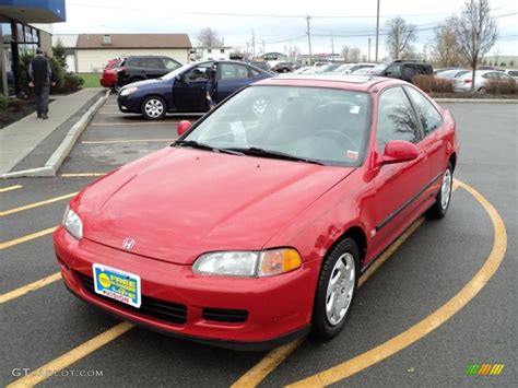 1995 Milano Red Honda Civic EX Coupe 48460981 GTCarLot Car