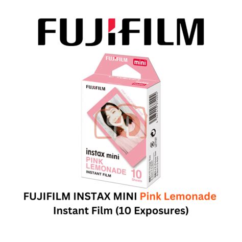 Fujifilm Instax Mini Film Pink Lemonade Instant Film Single Pack