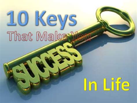 10 Keys That Make You Successful In Life By Sompong Yusoontorn Via