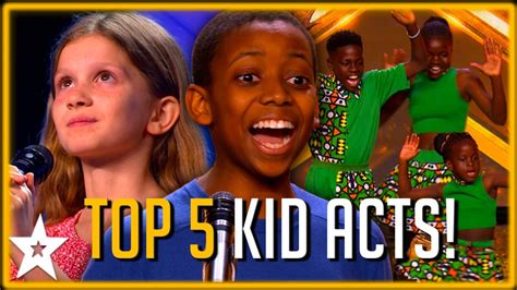 Top Five Best Kid Auditions From Britain S Got Talent Youtube