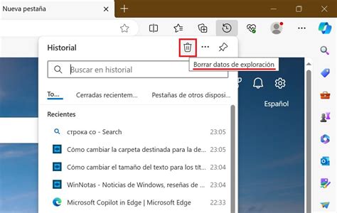 Cómo Ver O Borrar El Contenido De Lo Registrado En El Navegador Microsoft Edge Winnotas