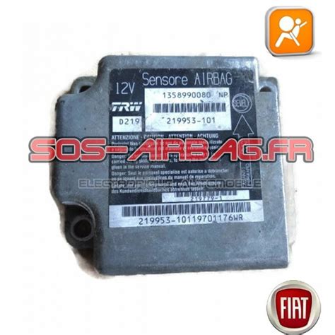 Réparation Calculateur D Airbag Fiat Ducato 1358990080 219953 101 B1001