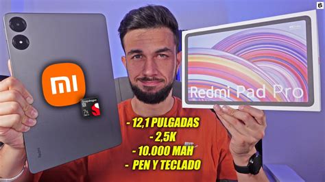 LA TENGO Xiaomi REDMI PAD PRO Primera REVIEW A FONDO YouTube