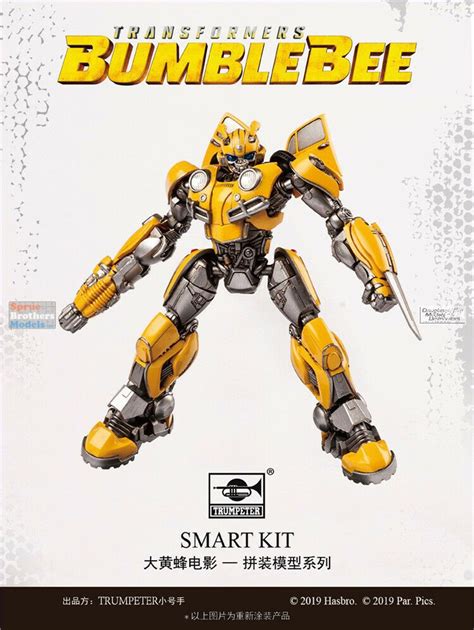 Trp08100 Trumpeter Transformers Bumblebee Easy Build Plastic Model Kit