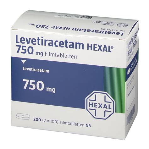 Levetiracetam HEXAL 750 Mg 200 St Mit Dem E Rezept Kaufen Shop Apotheke