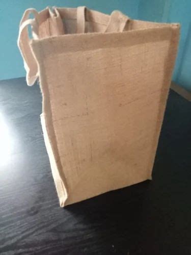 Printed Te Natural Stiff Jute Unlaminated Bag At Rs Piece In