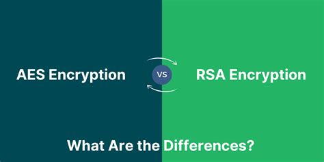 Aes Encryption Vs Rsa Encryption What Are The Differences