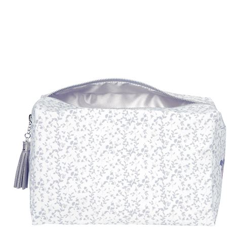 Rectangular Toiletry Bag Large Courtisanes Grey Mathilde M