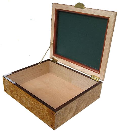 Handmade Wood Box Medium Large Keepsake Box Made Of Santos Rosewood