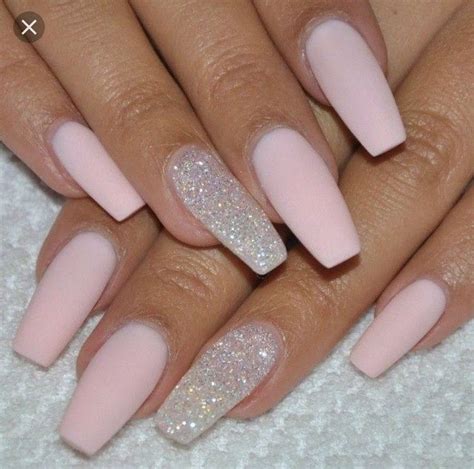 Matte Baby Pink Pink Acrylic Nails Matte Pink Nails Summer Acrylic