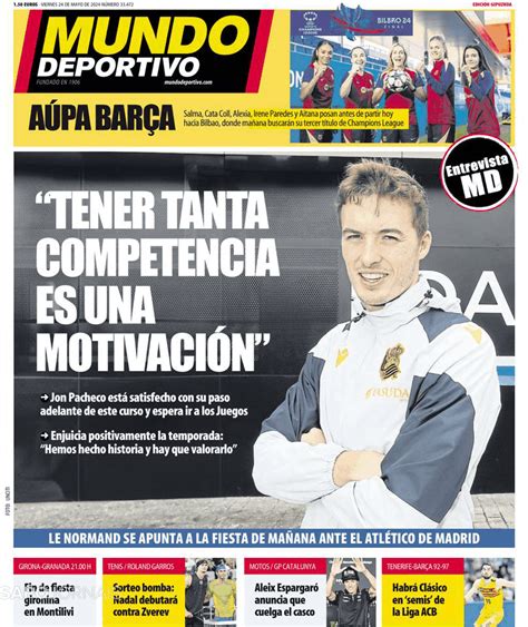 Mundo Deportivo Gipuzkoa Mai Jornais E Revistas Sapo Pt