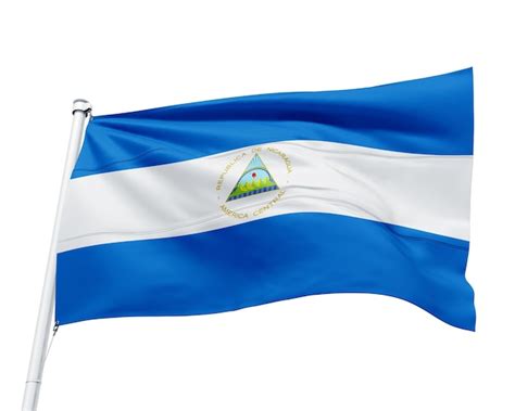 Premium PSD Flag Of The Country Nicaragua