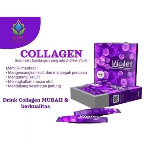 Jual Original Basu Basu Violet Collagen Drink Minuman Kolagen