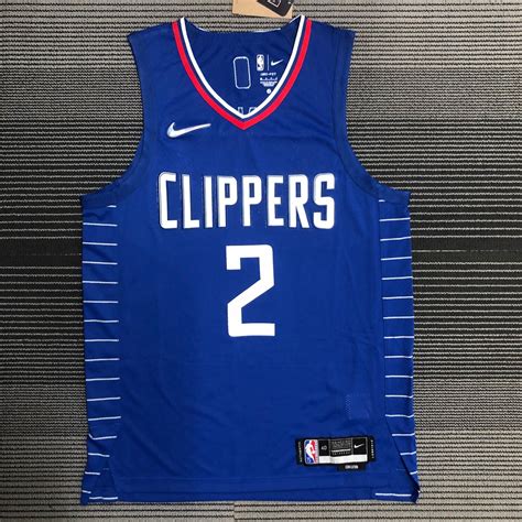 Camisa Nba Los Angeles La Clippers Kawhi Leonard Azul Claro De