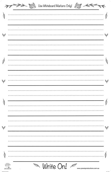 Write On - Large Laminated Dotted Thirds Chart - Praxis Productions ...