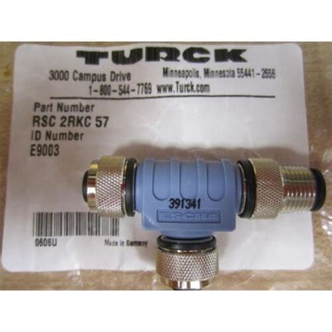 Turck Rsc Rkc Tee Female Connectors Male Minifast Ebay