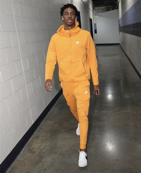 Comfy Fit Ja Morant Spotted In Various Nike Sweatsuits Donovan Moore Fashion Book Mens Nike