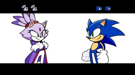 Friday Night Funkin Rush Sonic Vs Blaze Youtube