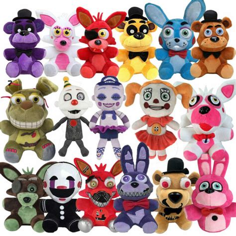 Five Nights At Freddys Fnaf Plushie Toy Cute Plush Bonnie Foxy Chica