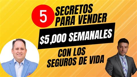 Aprende Los Secretos Para Vender Seguros De Vida Y Ganar Youtube