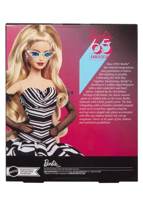 Buy Barbie Barbie Signature 65th Anniversary Collectible Doll With