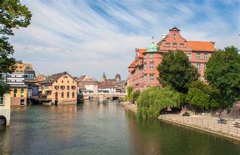 View of Strasbourg City Center Stock Photo - Image of bridge, palace ...