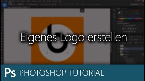 Photoshop Tutorial Eigenes Logo Erstellen Youtube