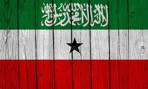 Somaliland Flag Over Wood Planks Stock Photo Image Of Pennant Emblem