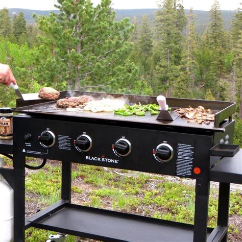 Blackstone 36 Inch 4 Burner Propane Outdoor Griddle Cooking Station 1554 Bbqguys Griddle