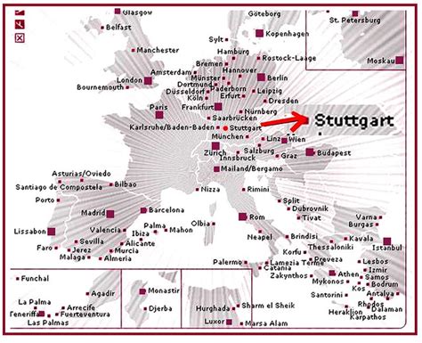 Map European Airports Europe International Helpline By Flickr