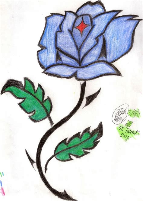 Blue Rose By Killerfox85 On Deviantart