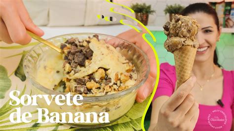 Sorvete Caseiro De Banana Congelada Youtube