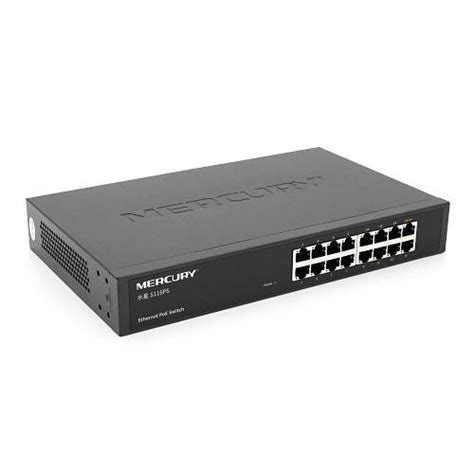 Коммутатор POE Mercury S116PS 15 портов POE для сети малого бизнеса с ...