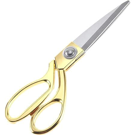 Heavy Duty Sewing Scissors 10 Inch Professional Stainless Steel Gold