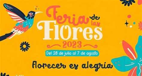 Q E Pasa Con La Programaci N Oficial De La Feria De Las Flores En