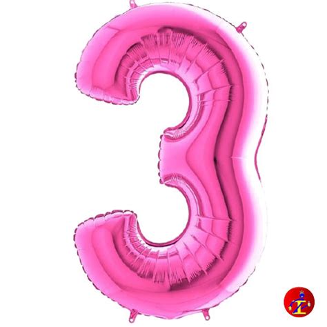 Cm Numero Mylar Fuxia Palloncini On Line