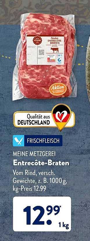 Meine Metzgerei Entrec Te Braten Angebot Bei Aldi S D Prospekte De