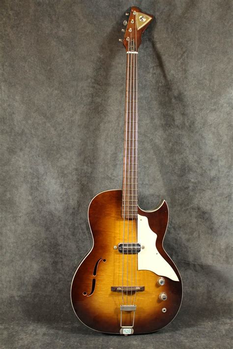 Lot Kay Hollow Body Electric Bass Guitar Model K 5920